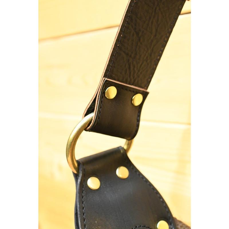 オーパス インセプション OPUS INCEPTION バッグ IPHSB-03R HORSE HIDE BANANA BAG ホースハイド バナナバッグ ブラウン×ブラックの画像