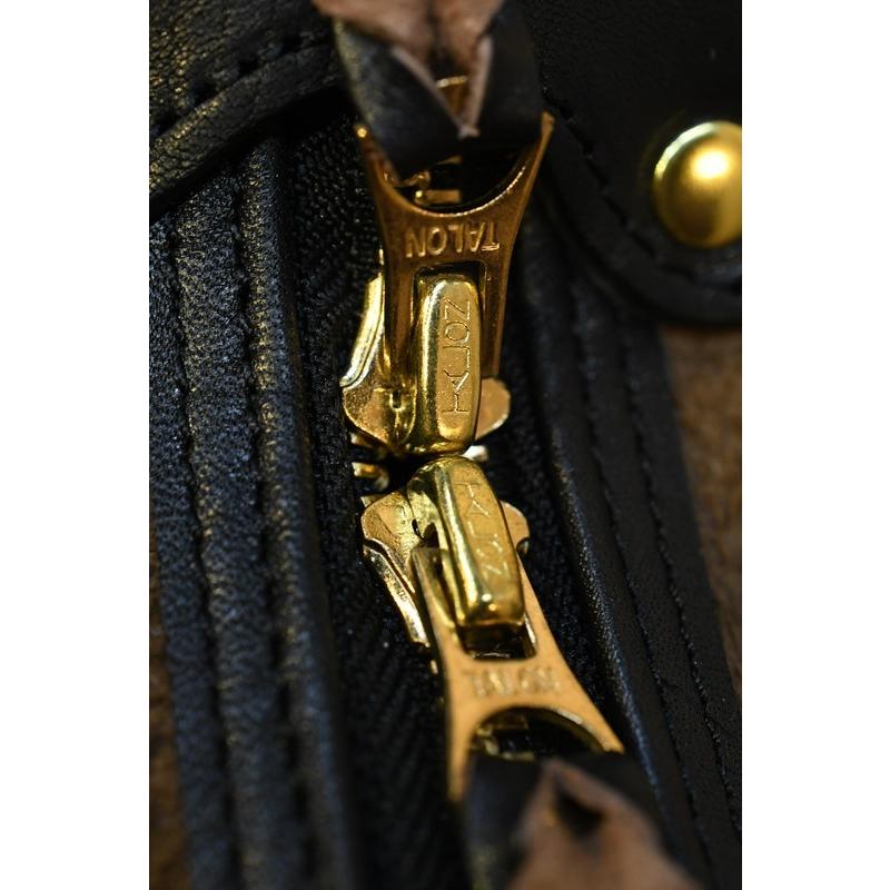 オーパス インセプション OPUS INCEPTION バッグ IPHSB-03R HORSE HIDE BANANA BAG ホースハイド バナナバッグ ブラウン×ブラックの画像