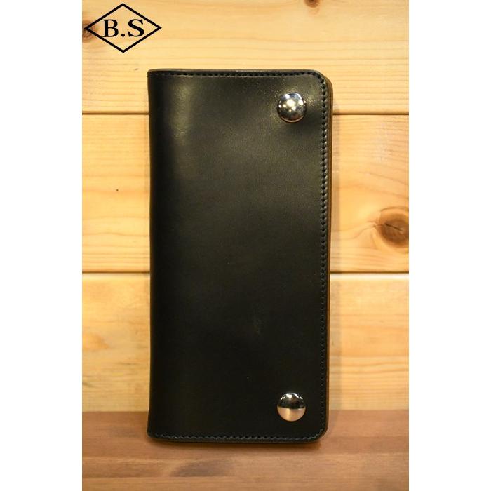 オーパス OPUS ウォレット トラッカーロングウォレット　茶芯　BLACK OPUS（オーパス） ウォレット ホースバット トラッカーロング