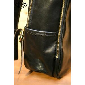 オーパス インセプション OPUS INCEPTION バックパック IPHSB-12 HORSE HIDE BACK PACK BLACK ホースハイド バックパック ブラックの画像