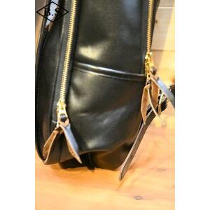 オーパス インセプション OPUS INCEPTION バックパック IPHSB-12 HORSE HIDE BACK PACK BLACK ホースハイド バックパック ブラックの画像