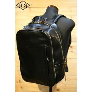 オーパス インセプション OPUS INCEPTION バックパック IPHSB-12 HORSE HIDE BACK PACK BLACK ホースハイド バックパック ブラックの画像