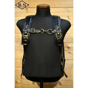 オーパス インセプション OPUS INCEPTION バックパック IPHSB-12 HORSE HIDE BACK PACK BLACK ホースハイド バックパック ブラックの画像