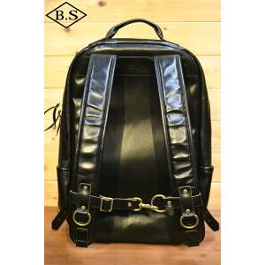 オーパス インセプション OPUS INCEPTION バックパック IPHSB-12 HORSE HIDE BACK PACK BLACK ホースハイド バックパック ブラックの画像