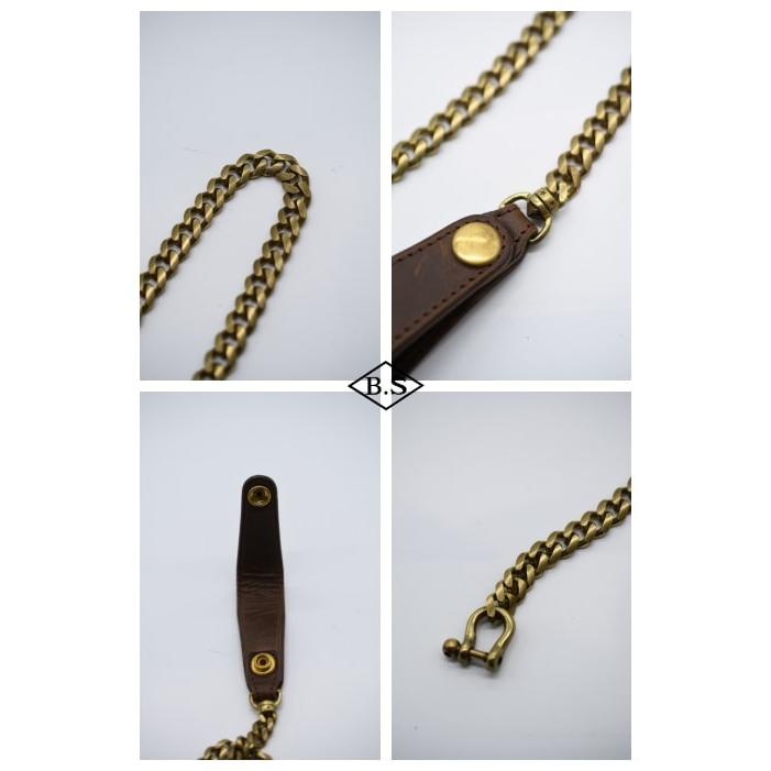 オーパス OPUS ウォレットチェーン  IPC-08 HORSE BUTT LEATHER BRASS CHAIN (BRASS)の画像