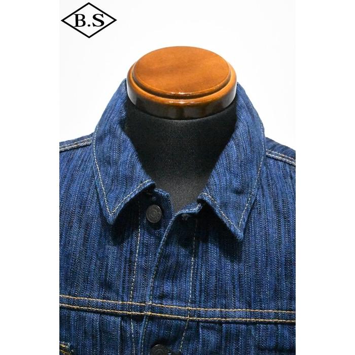 ピュアブルー Pure blue japan デニムジャケット 6225 14.5oz Waterfall Denim Type 2 Jacketの画像