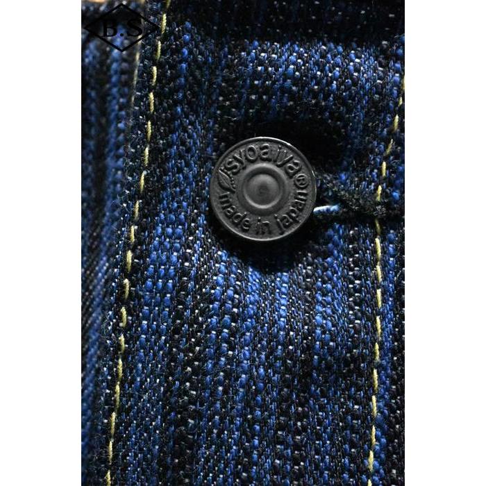 ピュアブルー Pure blue japan デニムジャケット 6225 14.5oz Waterfall Denim Type 2 Jacketの画像