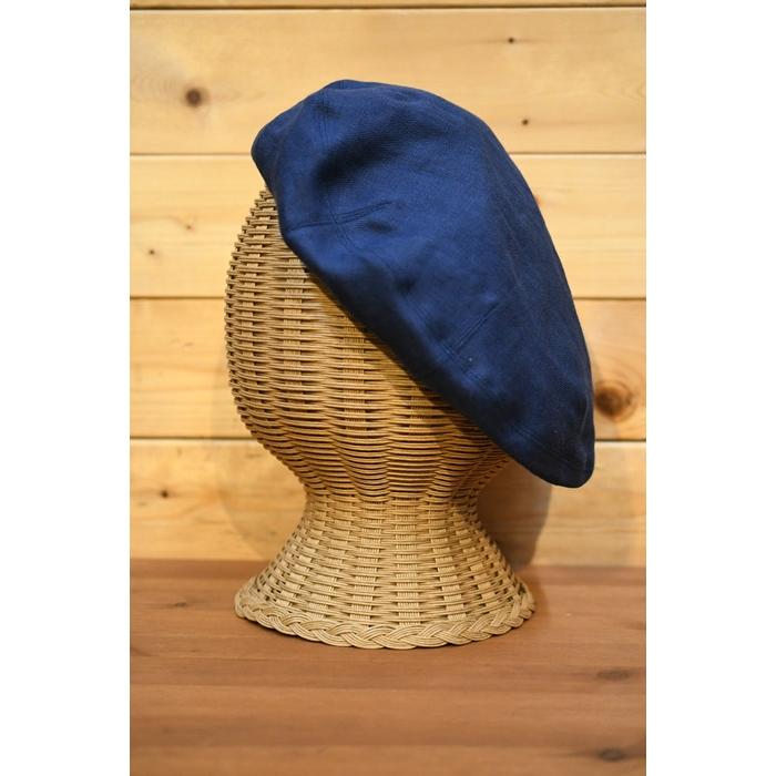 ポータークラシック ベレーベレー帽サイズ フリー Porter Classic - LINEN BERET (NAVY) - リネン ベレー帽