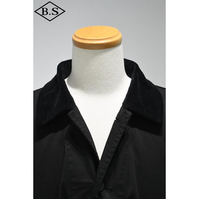 【sale20％OFF】ポータークラシック PORTER CLASSIC アウター ERNEST GABARDINE SWING COAT アーネストギャバジン スウィングコート BLACKの画像