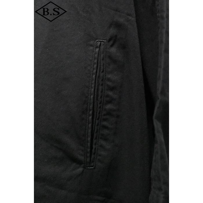 【sale20％OFF】ポータークラシック PORTER CLASSIC アウター ERNEST GABARDINE SWING COAT アーネストギャバジン スウィングコート BLACKの画像