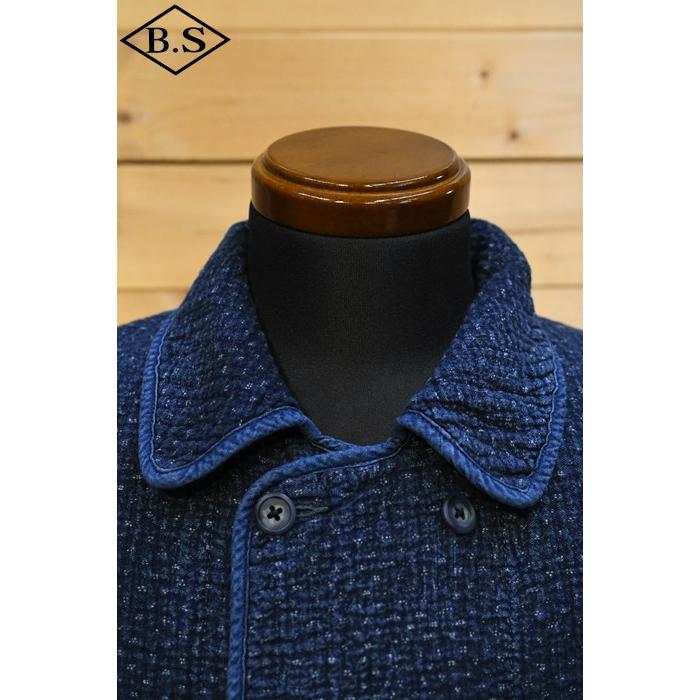 【sale20％OFF】ポータークラシック PORTER CLASSIC アウター PC-059-2602-0040 NEW SASHIKO DOUBLE JACKET BLUEの画像