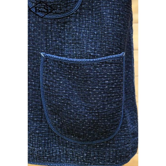 【sale20％OFF】ポータークラシック PORTER CLASSIC アウター PC-059-2602-0040 NEW SASHIKO DOUBLE JACKET BLUEの画像