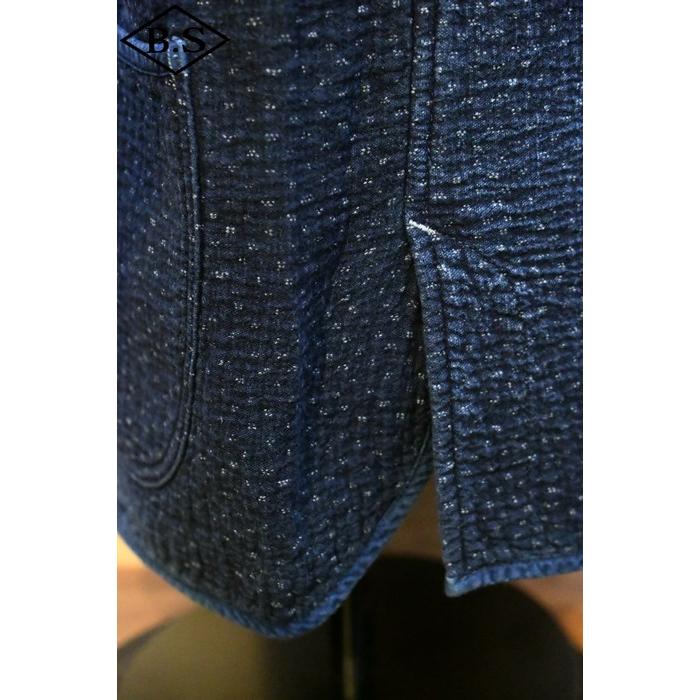 【sale20％OFF】ポータークラシック PORTER CLASSIC アウター PC-059-2603-0040 NEW SASHIKO CHINESE JACKET BLUEの画像