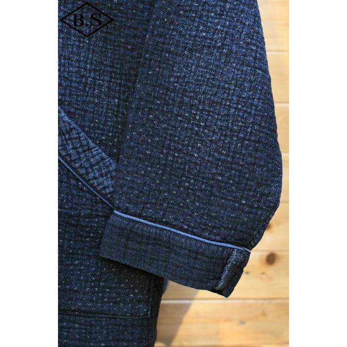 【sale20％OFF】ポータークラシック PORTER CLASSIC アウター PC-059-2605-0040 NEW SASHIKO PAJAMA CARDIGAN BLUEの画像