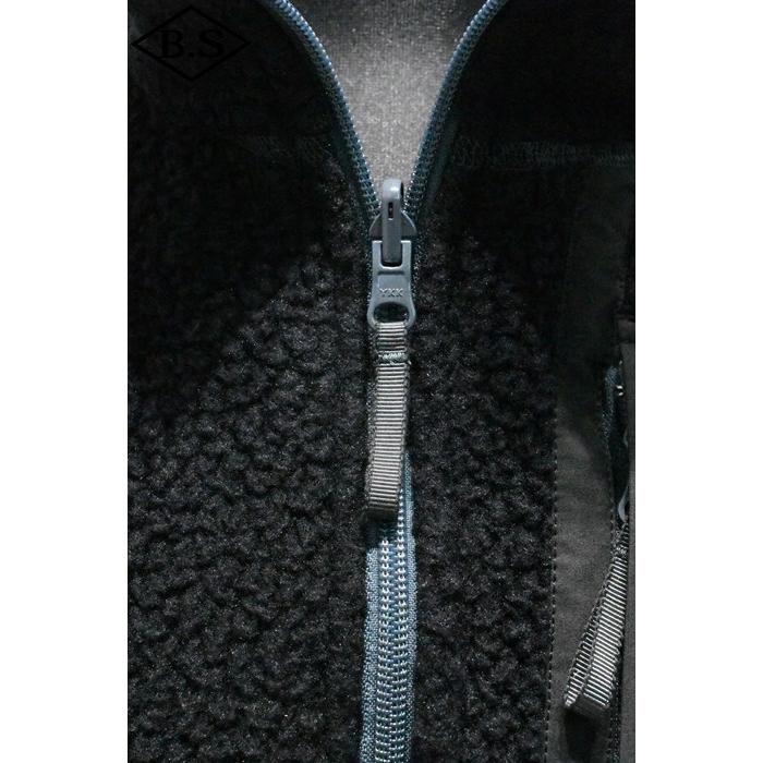 ポータークラシック PORTER CLASSIC アウター FLEECE LINER NYLON ZIP UP JACKET (POLARTEC) / WEATHER MJ CONNECTION BLACKの画像
