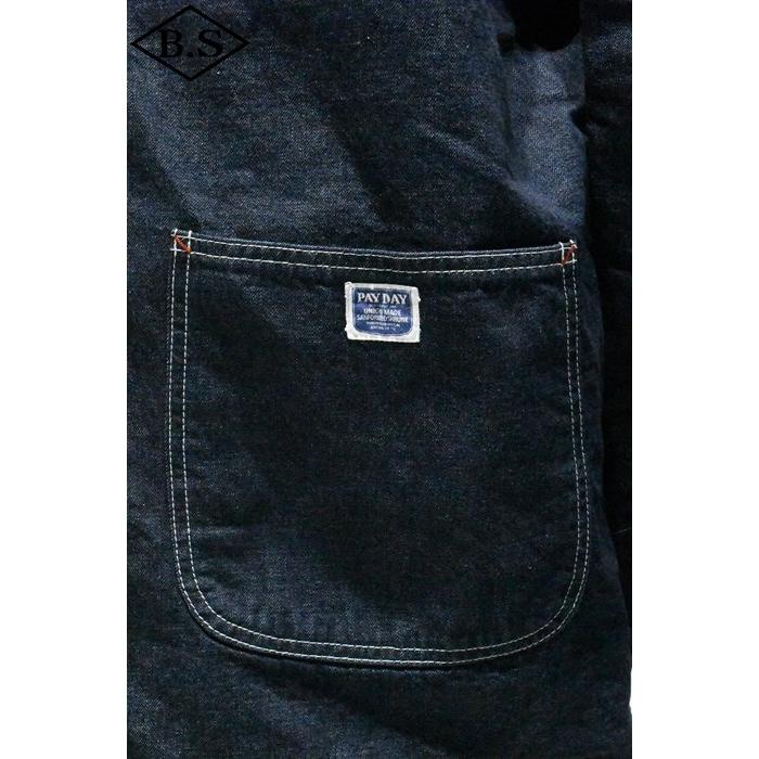 ペイデイ PAYDAY アウター PD25-CA-5 WW2 BLANKET COVERALL ワンウォッシュ INDIGOの画像