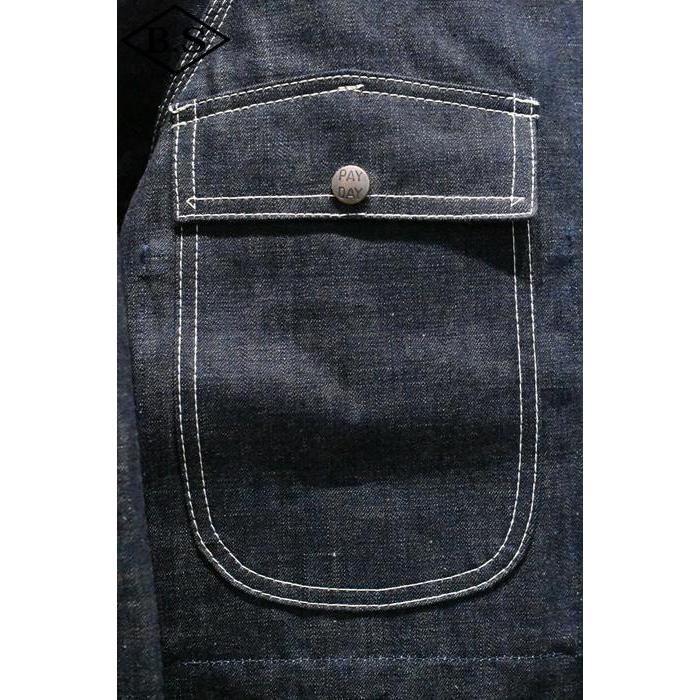 ペイデイ PAYDAY アウター PD36-CA-6 50' PENNEY'S MODEL COVERALL ノンウォッシュ INDIGOの画像