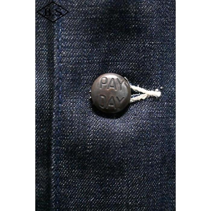 ペイデイ PAYDAY アウター PD36-CA-6 50' PENNEY'S MODEL COVERALL ノンウォッシュ INDIGOの画像