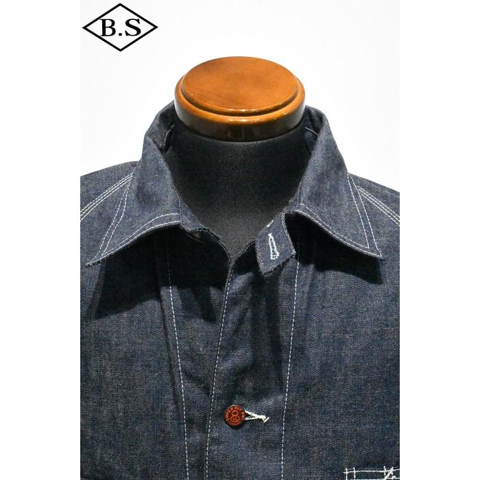 ペイデイ PAYDAY アウター PD37-CA-6 SUPER PAYDAY special products 30' CHINSTRAP COVERALL / INDIGO RIGIDの画像