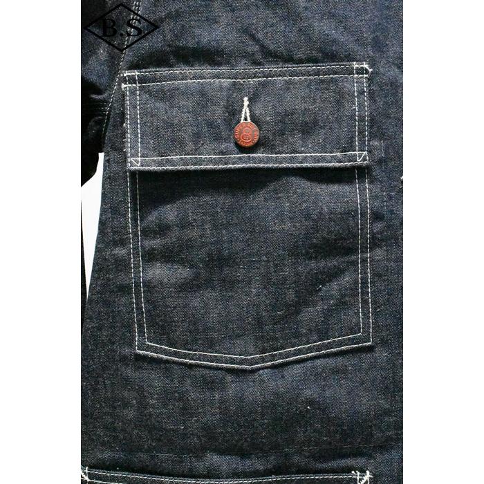 ペイデイ PAYDAY アウター PD37-CA-6 SUPER PAYDAY special products 30' CHINSTRAP COVERALL / INDIGO RIGIDの画像