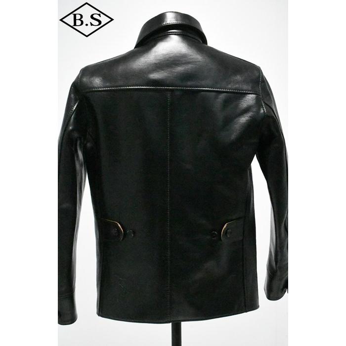 プリクエル PREQUEL レザージャケット J1001 Single Breasted Car Coat