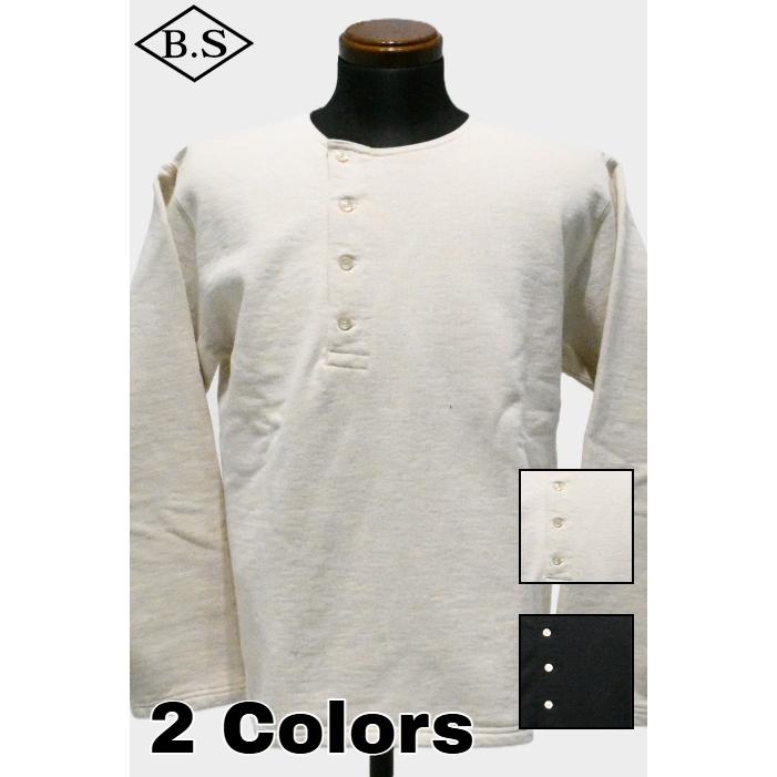 プリクエル PREQUEL スウェット C1011 Henley Sweatshirt ヘンリー