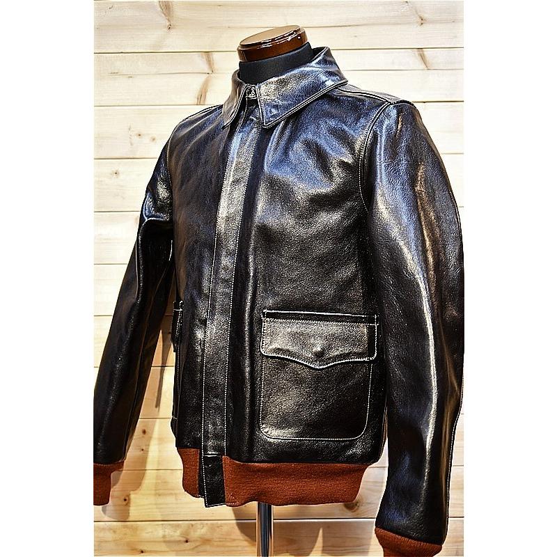 別注 RAINBOW COUNTRY レザージャケット レインボーカントリー A-2 WATER BUFFALO ダークシール 別注 RAINBOW COUNTRY レザージャケット レインボーカントリー A-2 WATER BUFFALO ダークシール