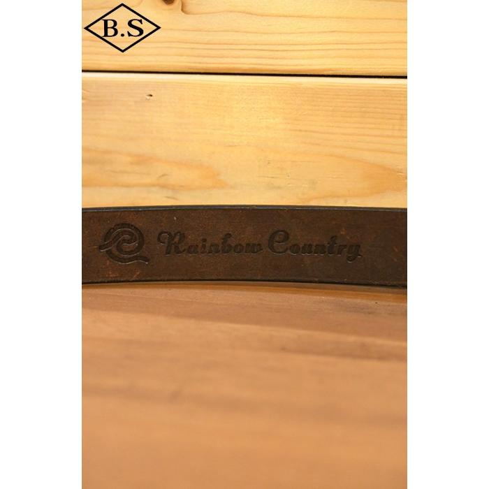 レインボーカントリー ベルト RAINBOW COUNTRY RC-L60026 "Dipped Work Harness" from USA Narrow Single Pin Belt BROWN | レインボーカントリー | 04