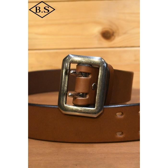 レインボーカントリー ベルト RAINBOW COUNTRY RCL-60001 LEATHER BELT ダブルピンベルト RED BROWN レッドブラウン | レインボーカントリー