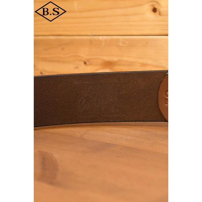 レインボーカントリー ベルト RAINBOW COUNTRY RCL-60001 LEATHER BELT ダブルピンベルト RED BROWN レッドブラウン | レインボーカントリー | 06