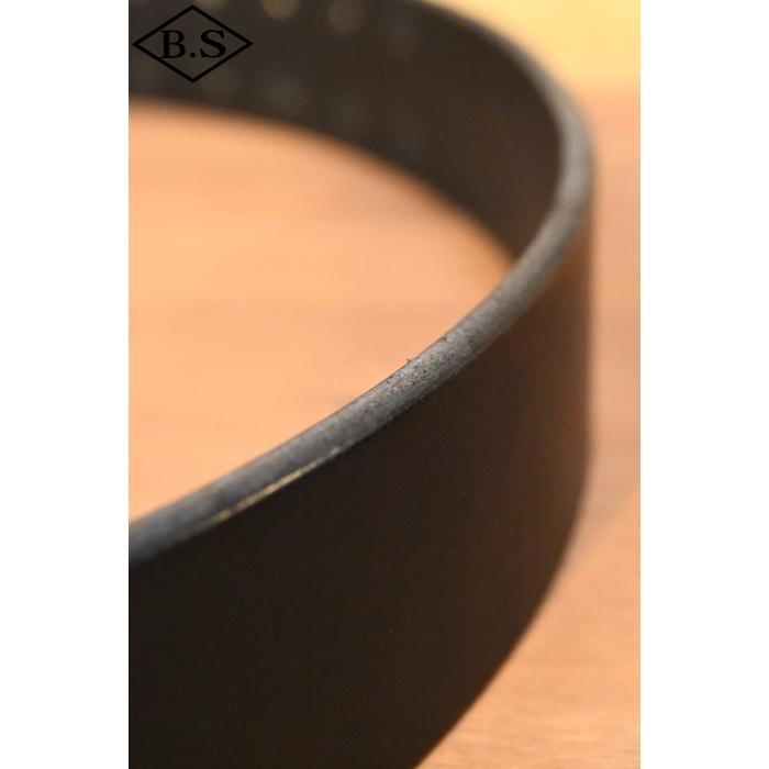 レインボーカントリー ベルト RAINBOW COUNTRY RCL-60001 LEATHER BELT ダブルピンベルト BLACk | レインボーカントリー | 04