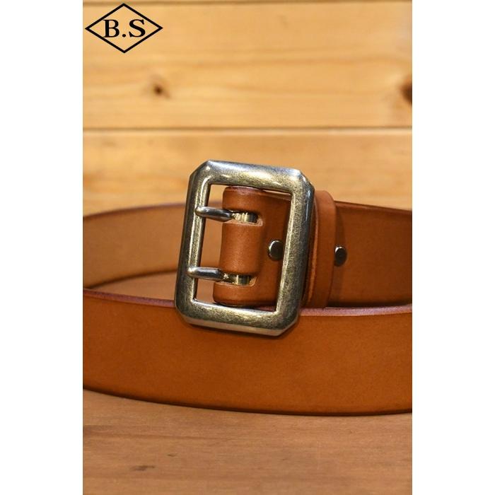 レインボーカントリー ベルト RAINBOW COUNTRY RCL-60001 LEATHER BELT ダブルピンベルト TAN | レインボーカントリー