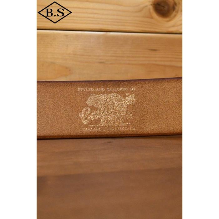 レインボーカントリー ベルト RAINBOW COUNTRY RCL-60001 LEATHER BELT ダブルピンベルト TAN | レインボーカントリー | 06