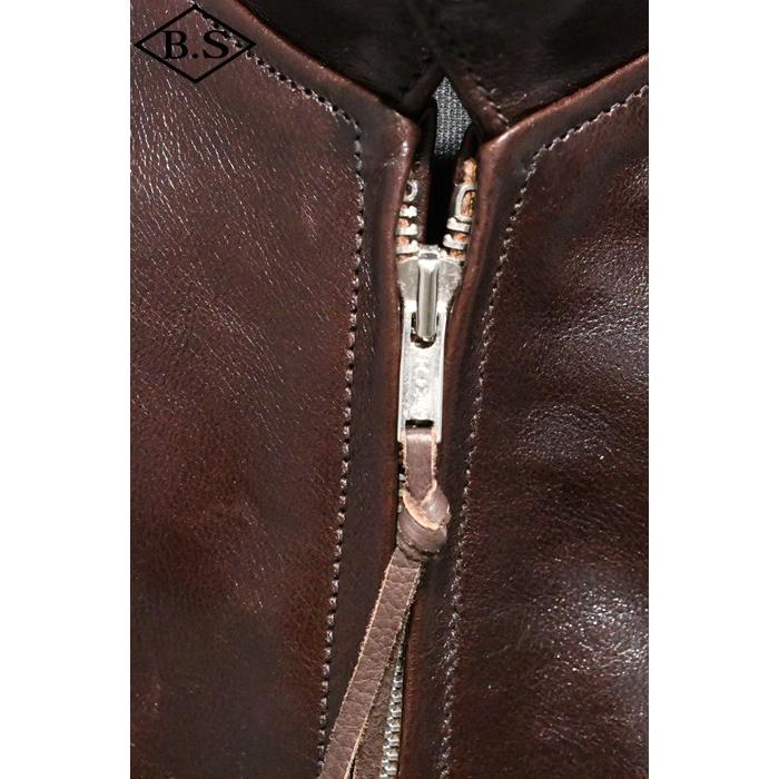 レインボーカントリー RAINBOW COUNTRY レザージャケット RCL-10029 Horsehide Racing Jacket "SPEEDSTER" スピードスター 大きいサイズ | レインボーカントリー | 04