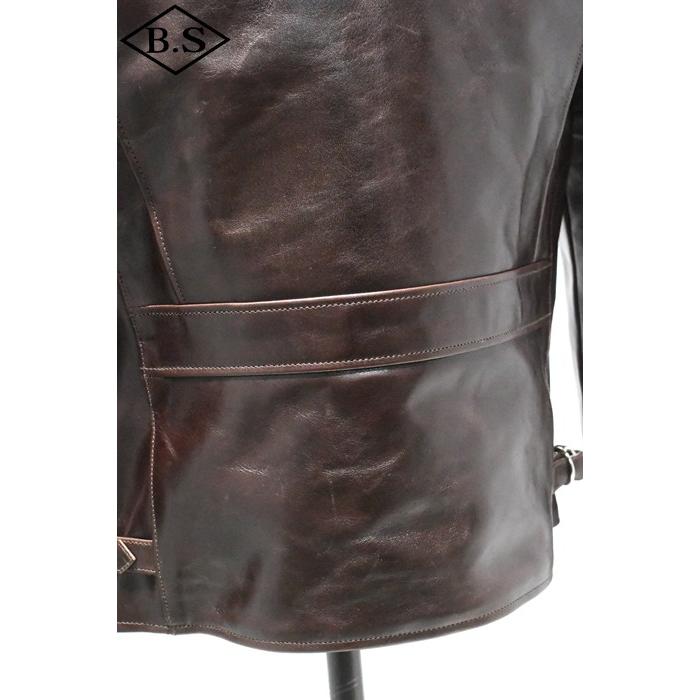 レインボーカントリー RAINBOW COUNTRY レザージャケット RCL-10029 Horsehide Racing Jacket "SPEEDSTER" スピードスター 大きいサイズ | レインボーカントリー | 07