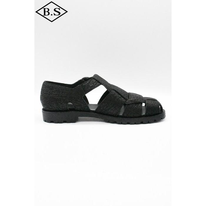 ブラザーブリッジ BROTHER BRIDGE サンダル R011 HEMINGWAY (ヘミングウェイ) CHACOAL BLK/SHARK SKINの画像