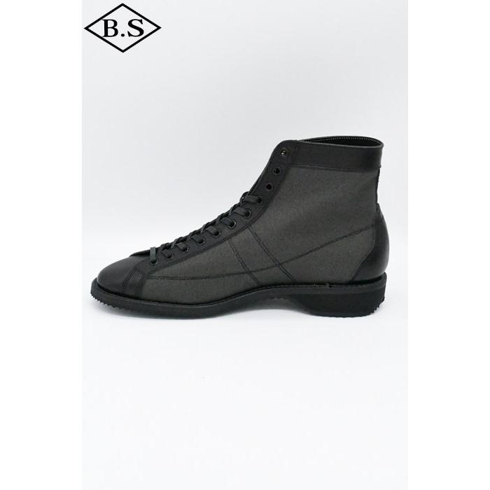 ブラザーブリッジ BROTHER BRIDGE ブーツ S009 HENRY ヘンリー D.GREY CANVAS VACHETTA BLKの画像