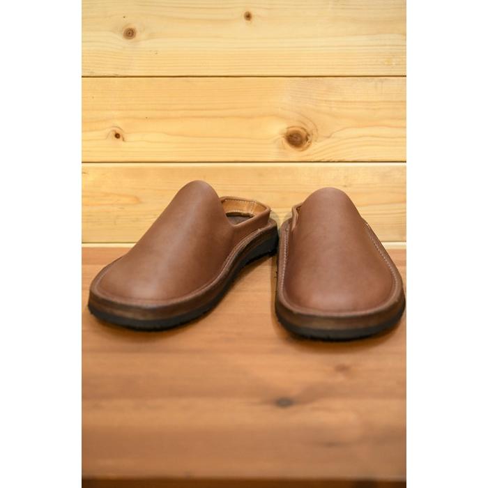 東京サンダル サンダル TOKYO SANDALS TS-C16 ASAGUTSU SLIP-ON BROWN 