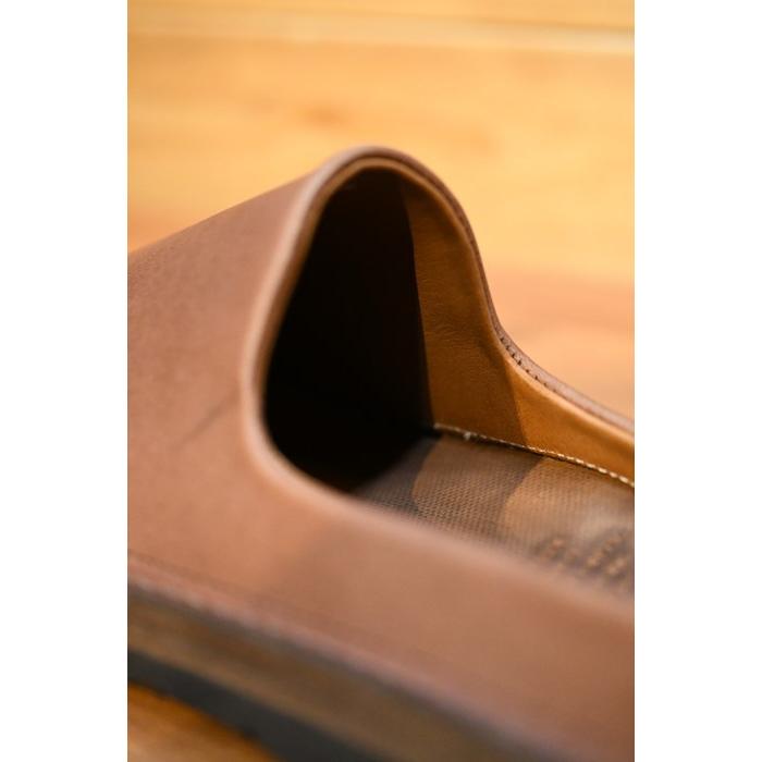 東京サンダル サンダル TOKYO SANDALS TS-C16 ASAGUTSU SLIP-ON BROWN 
