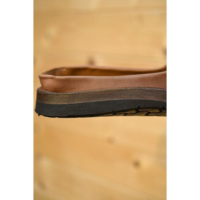 東京サンダル サンダル TOKYO SANDALS TS-C16 ASAGUTSU SLIP-ON BROWN 