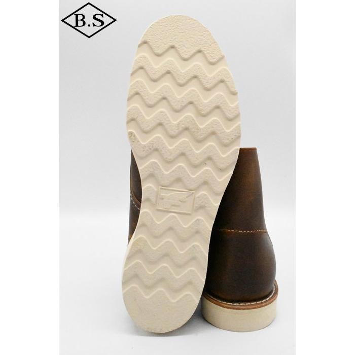 レッドウィング REDWING ブーツ NO.9111 6-inch Classic Round 6インチ クラシックラウンド BROWNの画像