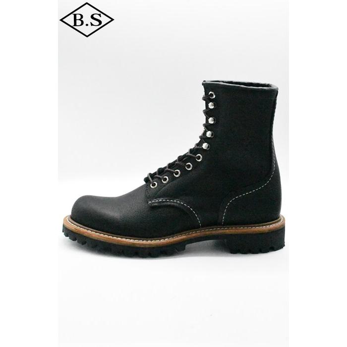 レッドウィング REDWING ブーツ NO.4501 8-inch Logger (Non-Steel Toe) 8インチ ロガー (ノン・スティールトゥ) BLACKの画像