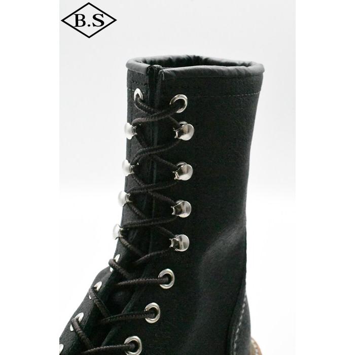 レッドウィング REDWING ブーツ NO.4501 8-inch Logger (Non-Steel Toe) 8インチ ロガー (ノン・スティールトゥ) BLACKの画像