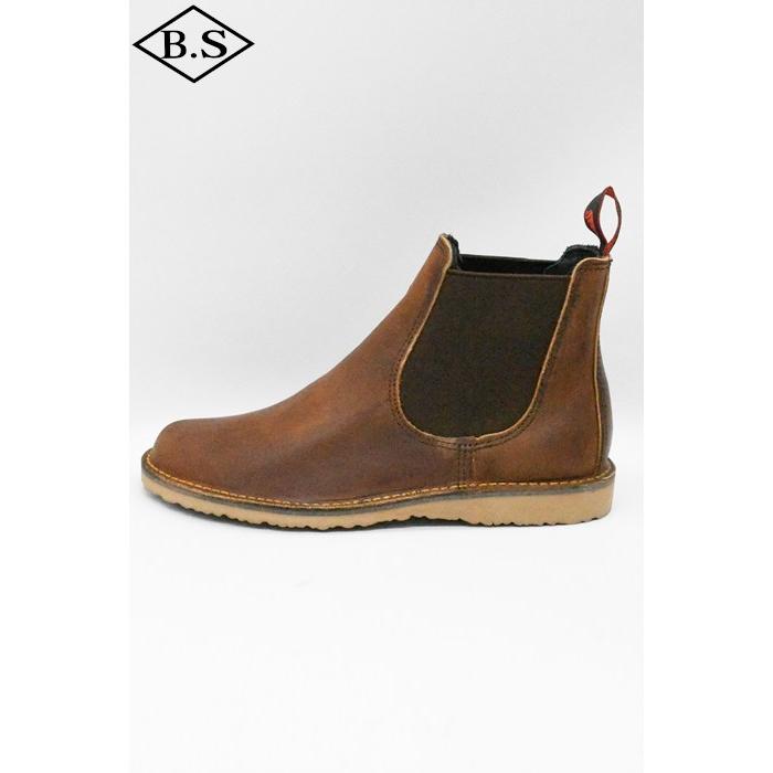 レッドウィング REDWING ブーツ NO.3128  Weekender Chelsea ウィークエンダー チェルシー カッパー ラフ＆タフの画像