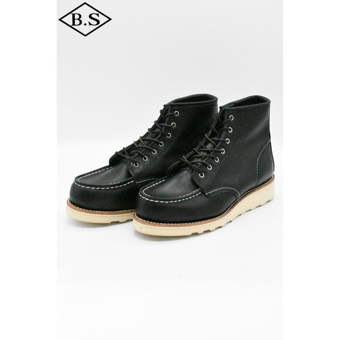 (WOMENS)レッドウィング RED WING ブーツ 3373 6-inch Classic Moc 6インチ クラシックモック ブラックバウンダリーの画像