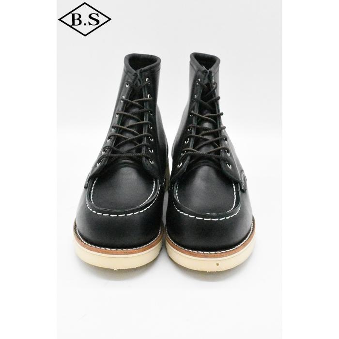 (WOMENS)レッドウィング RED WING ブーツ 3373 6-inch Classic Moc 6インチ クラシックモック ブラックバウンダリーの画像