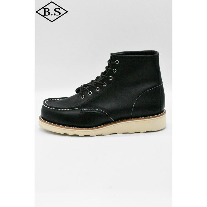 (WOMENS)レッドウィング RED WING ブーツ 3373 6-inch Classic Moc 6インチ クラシックモック ブラックバウンダリーの画像