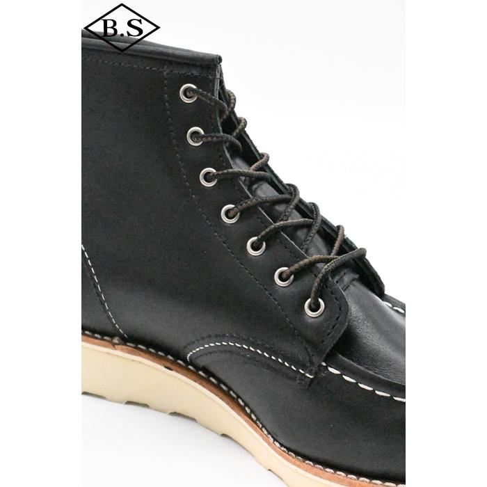 (WOMENS)レッドウィング RED WING ブーツ 3373 6-inch Classic Moc 6インチ クラシックモック ブラックバウンダリーの画像