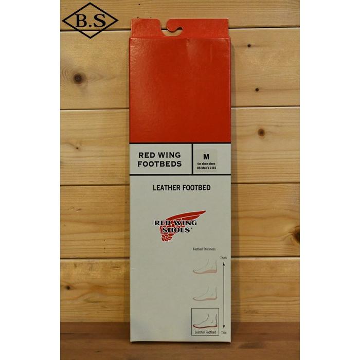 レッドウィング REDWING 小物 インソール NO.96356 LEATHER FOOTBED