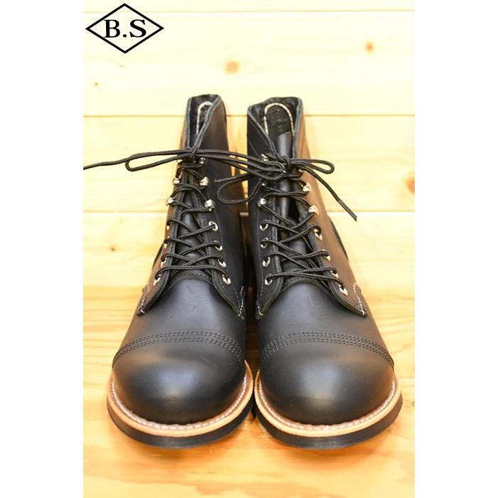 レッドウィング RED WING レースアップブーツ  8084 IRON RANGER アイアンレンジャー ブラックの画像